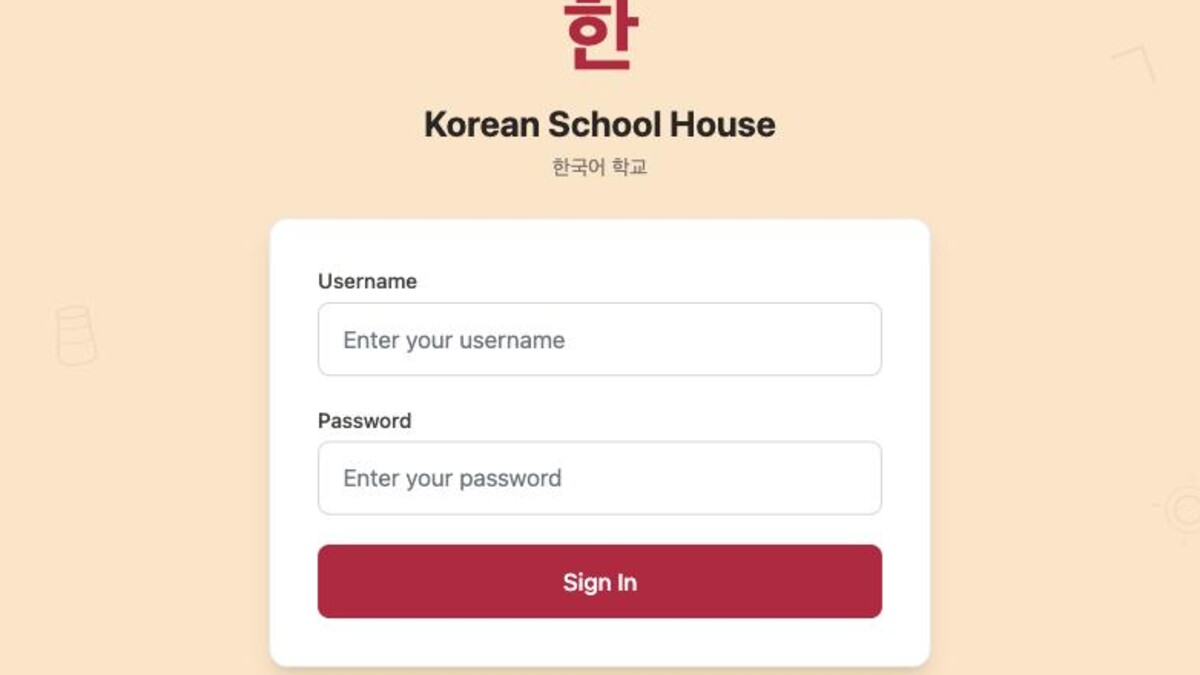 Korean School House