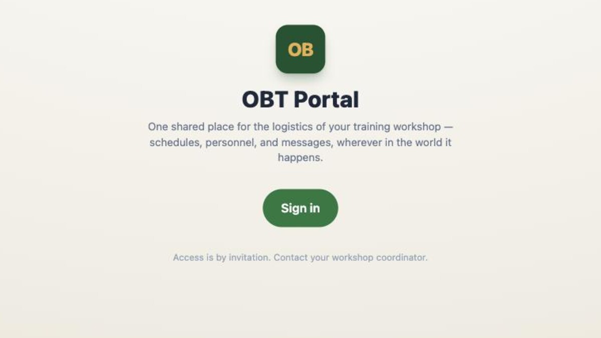 OBT Portal